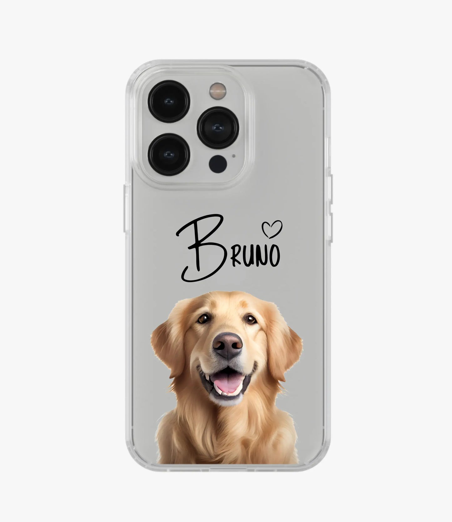 Golden Retriever Custom Name Silicone Case